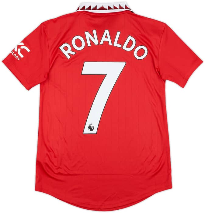 2022-23 Manchester United Home Shirt Ronaldo #7 (Women's XS)
