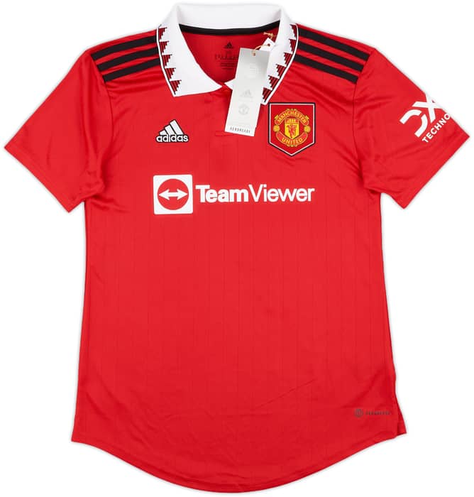 2022-23 Manchester United Home Shirt Ronaldo #7 (Women's XS)