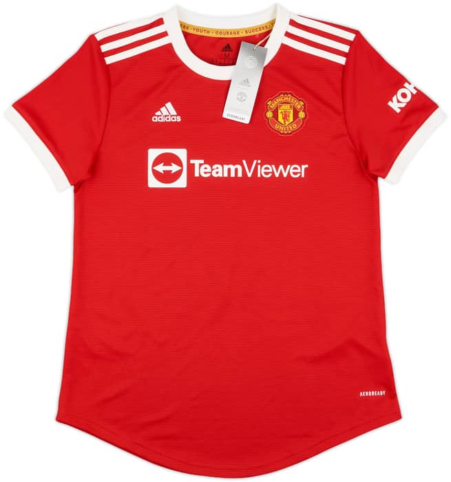 2021-22 Manchester United Home Shirt Elanga #36 (Women's M)