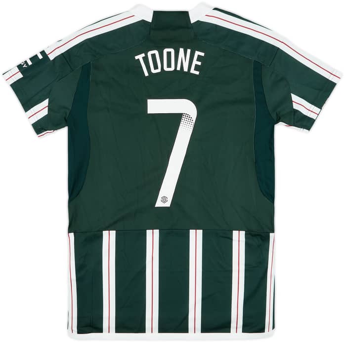 2023-24 Manchester United Away Shirt Toone #7 (Women's S)