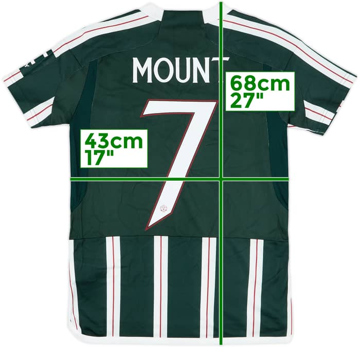 2023-24 Manchester United Away Shirt Mount #7 (Women's XS)