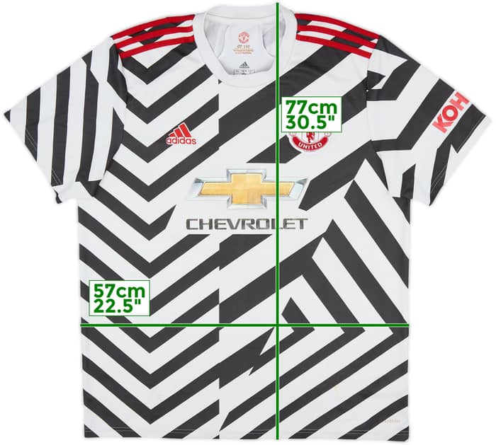 2020-21 Manchester United Third Shirt - 4/10 - (XL)