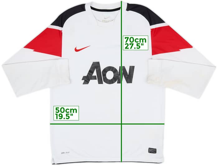 2010-12 Manchester United Away L/S Shirt - 5/10 - (M)