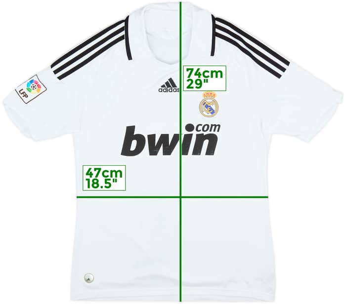 2008-09 Real Madrid Home Shirt - 5/10 - (M)