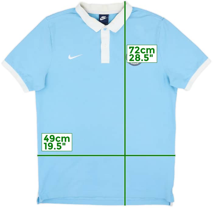 2016-17 Manchester City Nike Polo Shirt - 8/10 - (M)