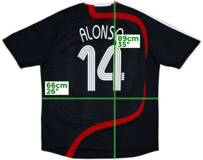 2007-08 Liverpool Third Shirt Alonso #14 - 6/10 - (XXL)