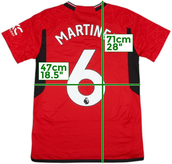 2023-24 Manchester United Home Shirt Martinez #6 (Women's M)