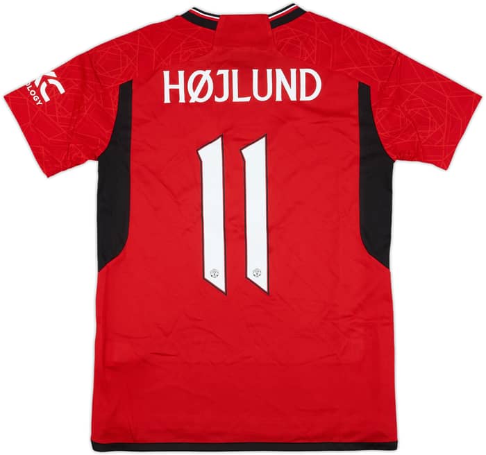 2023-24 Manchester United Home Shirt Hojlund #11 (Women's M)