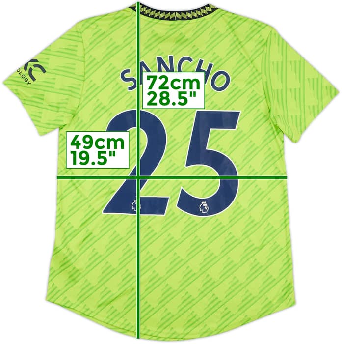 2022-23 Manchester United Third Shirt Sancho #25 (Women's L)