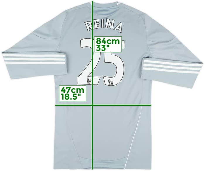 2010-12 Liverpool Player Issue TechFit GK Shirt Reina #25 (XL)