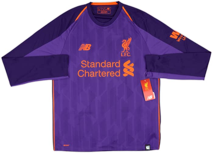2018-19 Liverpool Away L/S Shirt M.Salah #11 (S)