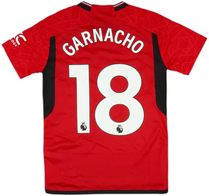 2023-24 Manchester United Home Shirt Garnacho #18 (Women's S)