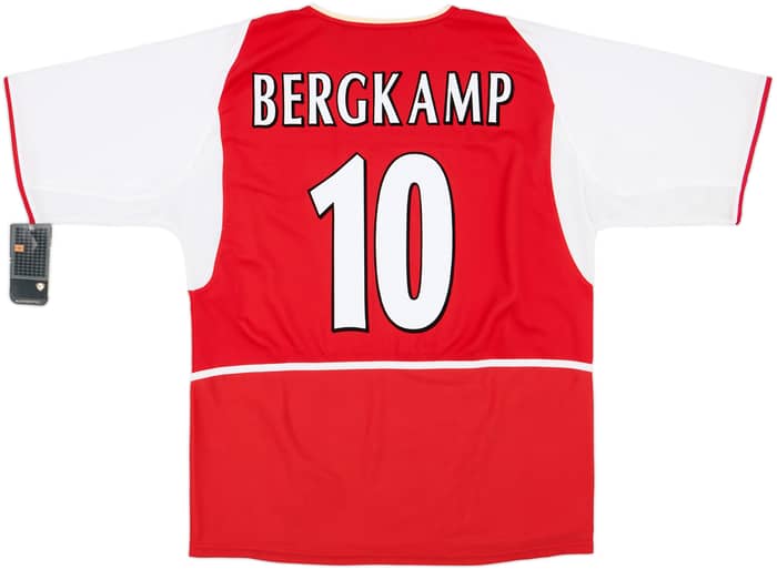 2002-04 Arsenal Home Shirt Bergkamp #10 (L)