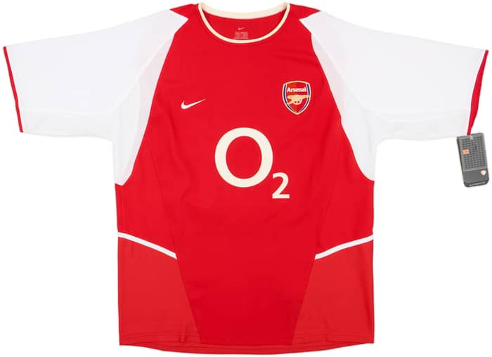 2002-04 Arsenal Home Shirt Bergkamp #10 (L)