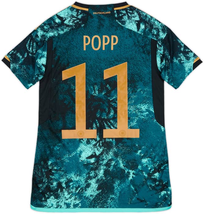 2023 Germany Authentic Women Away Shirt Popp #11 (Women's XS)