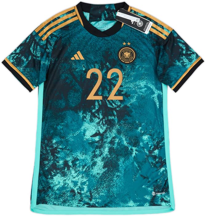 2023 Germany Women Away Shirt Brand #22 (Women's S)