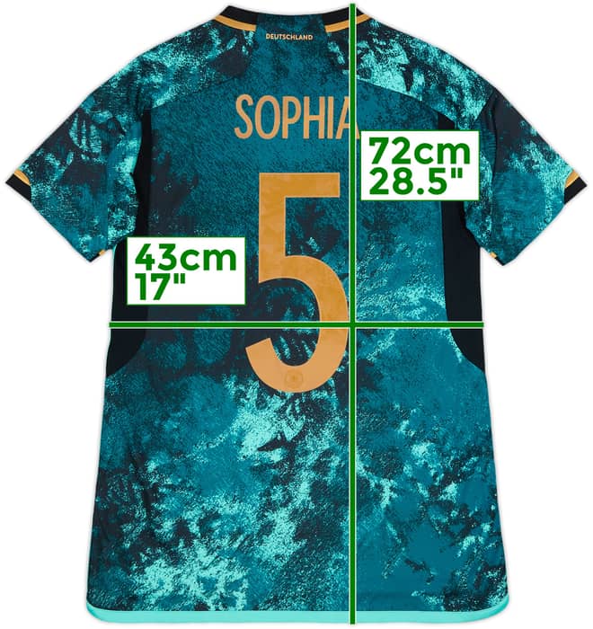 2023 Germany Women Away Shirt Sophia #5 (Women's S)