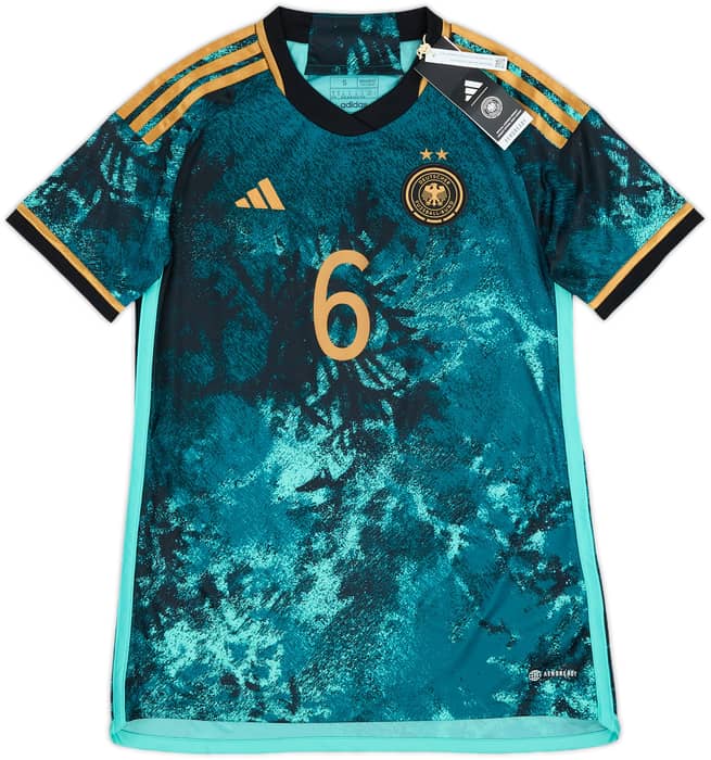 2023 Germany Women Away Shirt Rebekka #6 (Women's S)