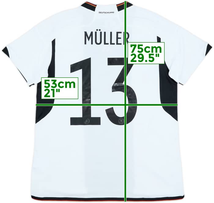 2022-23 Germany Home Shirt Muller #13 (Women's XL)