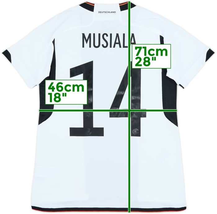 2022-23 Germany Home Shirt Musiala #14 (Women's M)