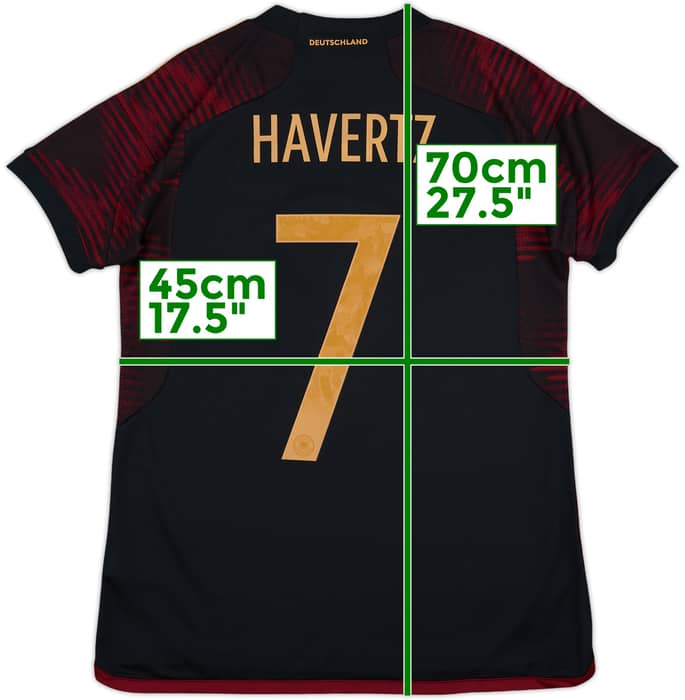 2022-23 Germany Away Shirt Havertz #7 (Women's M)