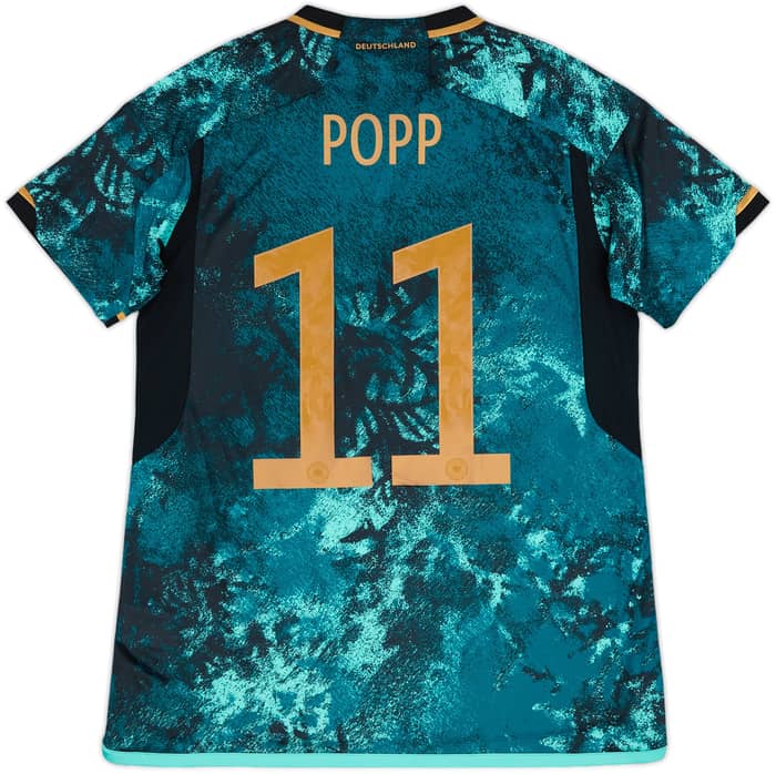 2023 Germany Women Away Shirt Popp #11 (Women's L)