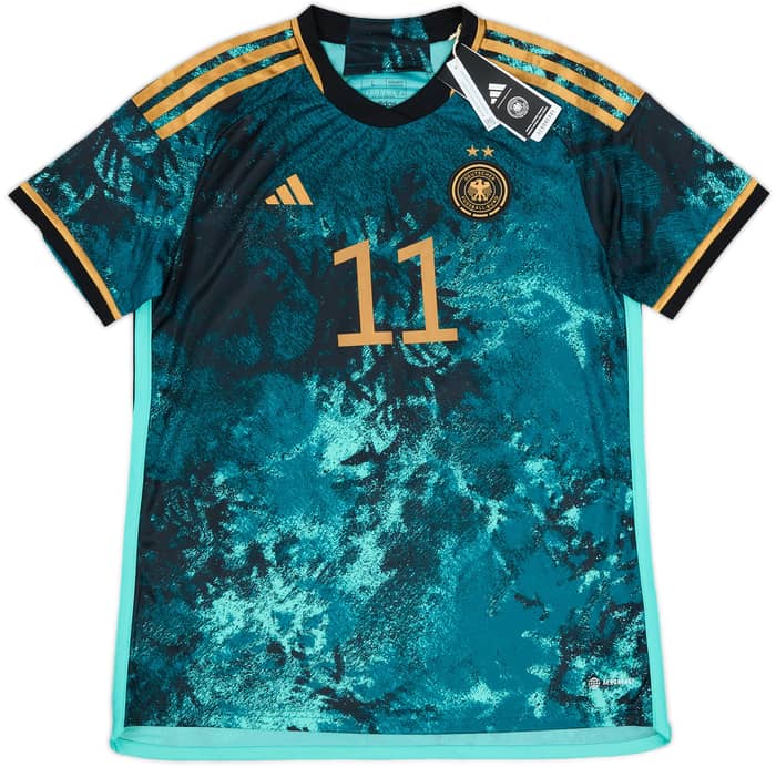2023 Germany Women Away Shirt Popp #11 (Women's L)