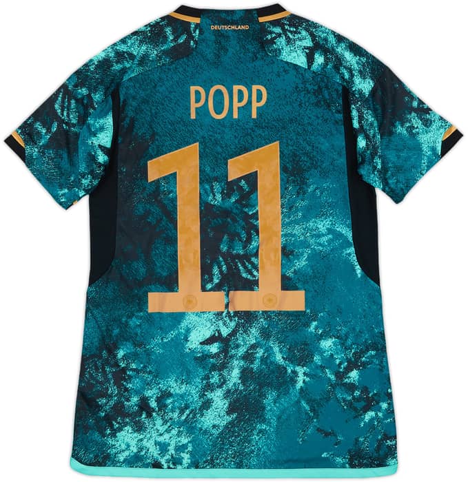 2023 Germany Women Away Shirt Popp #11 (Women's S)