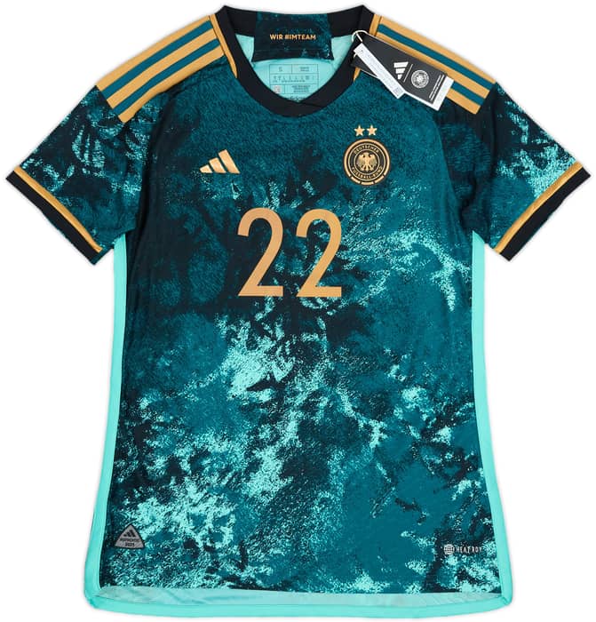2023 Germany Authentic Women Away Shirt Brand #22 (Women's S)
