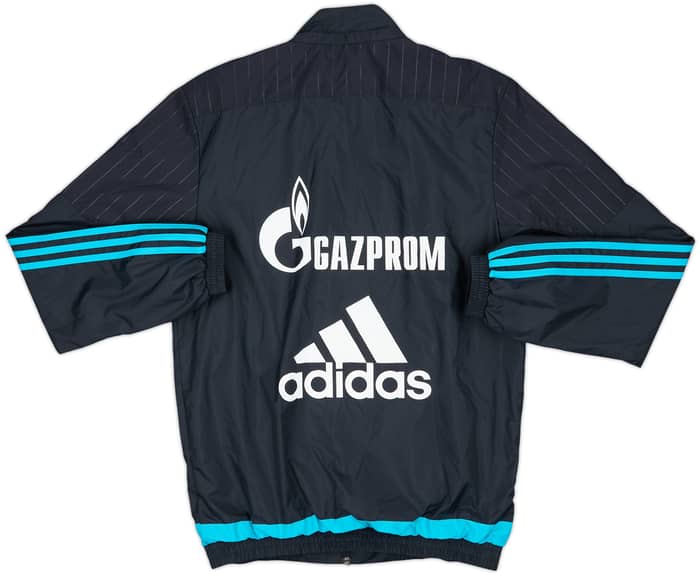 2015-16 Schalke adidas Rain Jacket - 6/10 - (S)