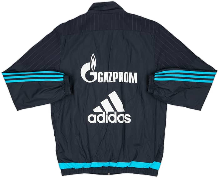 2015-16 Schalke adidas Rain Jacket - 6/10 - (M)