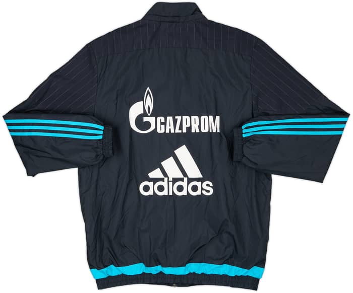 2015-16 Schalke adidas Rain Jacket - 6/10 - (L)