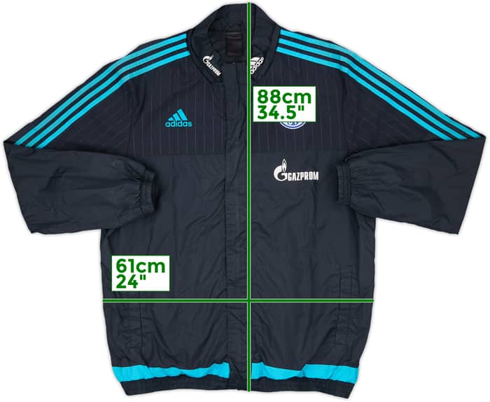 2015-16 Schalke adidas Rain Jacket - 6/10 - (XL)