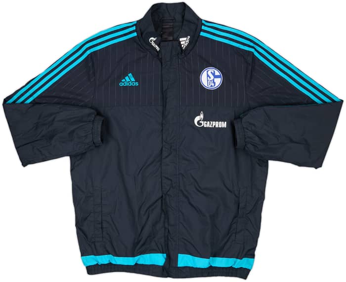 2015-16 Schalke adidas Rain Jacket - 6/10 - (XL)