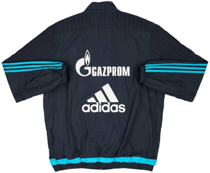 2015-16 Schalke adidas Rain Jacket - 6/10 - (XL)