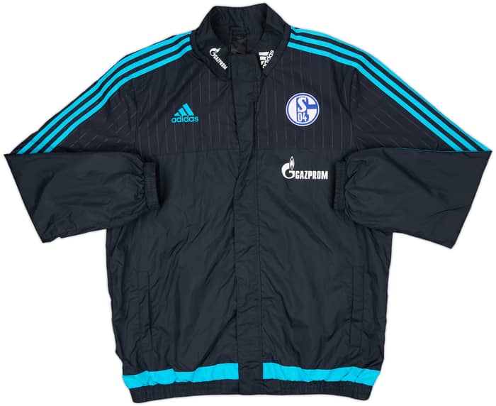 2015-16 Schalke adidas Rain Jacket - 6/10 - (XL)