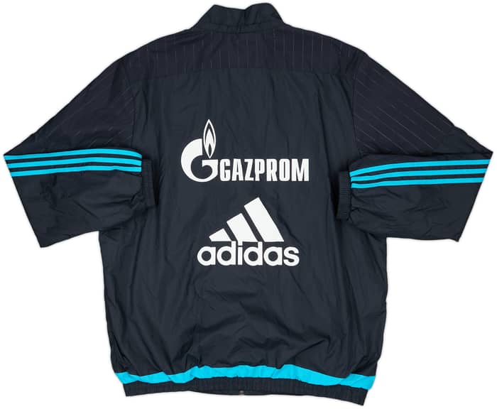 2015-16 Schalke adidas Rain Jacket - 6/10 - (XL)