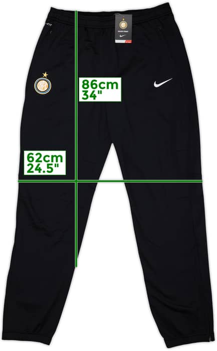 2013-14 Inter Milan Nike Track Pants/Bottoms (L)