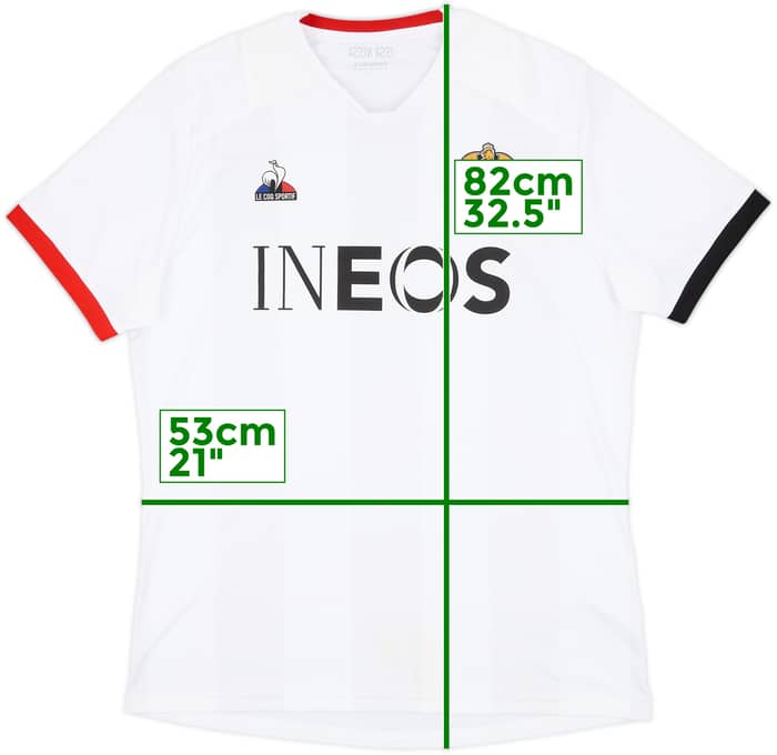 2023-24 Nice Authentic Away Shirt - 5/10 - (XL)