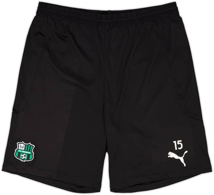 2021-22 Sassuolo Player Issue Puma Training Shorts # - 8/10 - (L)