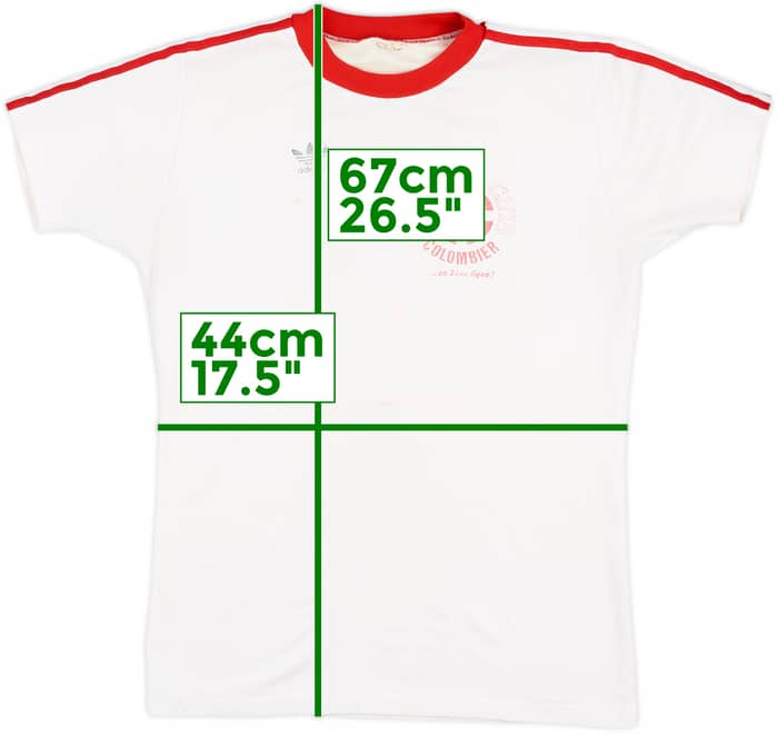 1976-80 FC Colombier Match Issue Away Shirt #6