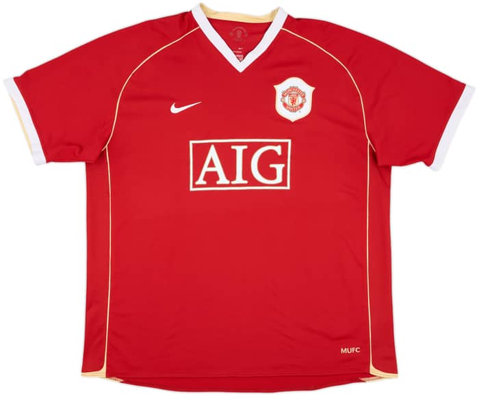 2006-07 Manchester United Home Shirt Ferdinand #5 - 8/10 - (XXL)