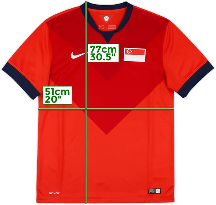 2014 Singapore Home Shirt - 9/10 - (L)