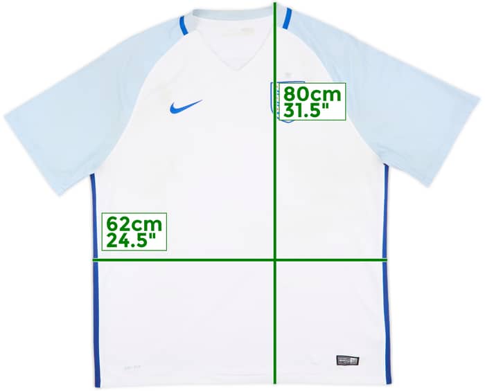 2016-17 England Home Shirt - 5/10 - (XXL)