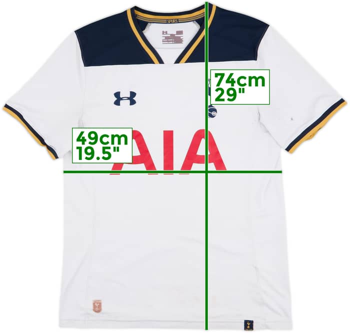 2016-17 Tottenham Home Shirt - 4/10 - (M)