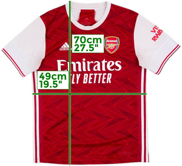 2020-21 Arsenal Home Shirt - 4/10 - (M)