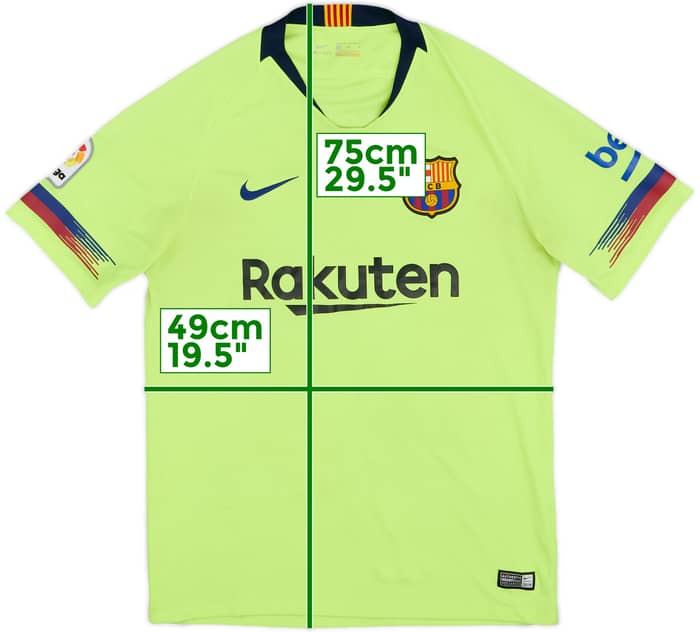 2018-19 Barcelona Away Shirt - 5/10 - (M)