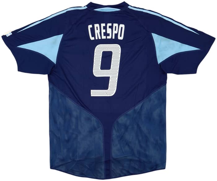 2004-05 Argentina Away Shirt Crespo #9 - 8/10 - (XL)