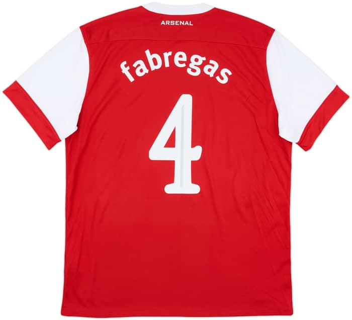 2010-11 Arsenal Home Shirt Fabregas #4 - 6/10 - (XL)