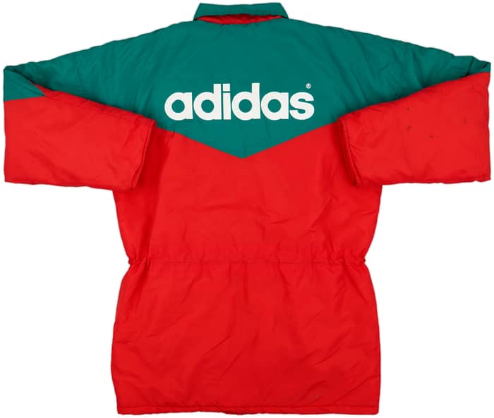 1992-93 Liverpool adidas Padded Bench Coat - 7/10 - (M/L)
